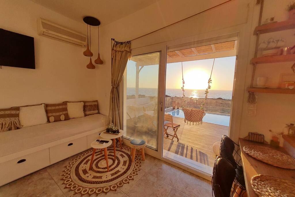 Tramonto Luxury Villa No1- Breathtaking Sunset View Foiníkion Zewnętrze zdjęcie