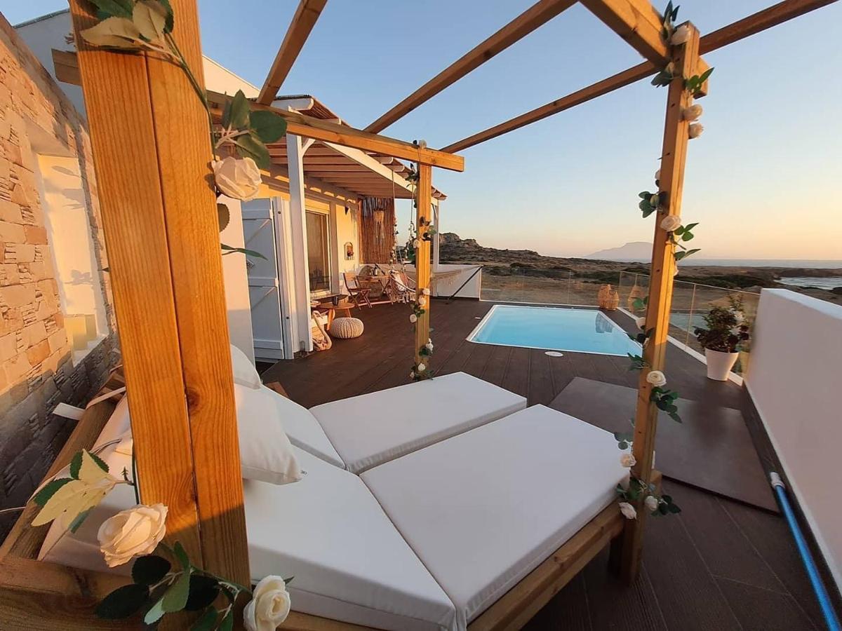 Tramonto Luxury Villa No1- Breathtaking Sunset View Foiníkion Zewnętrze zdjęcie