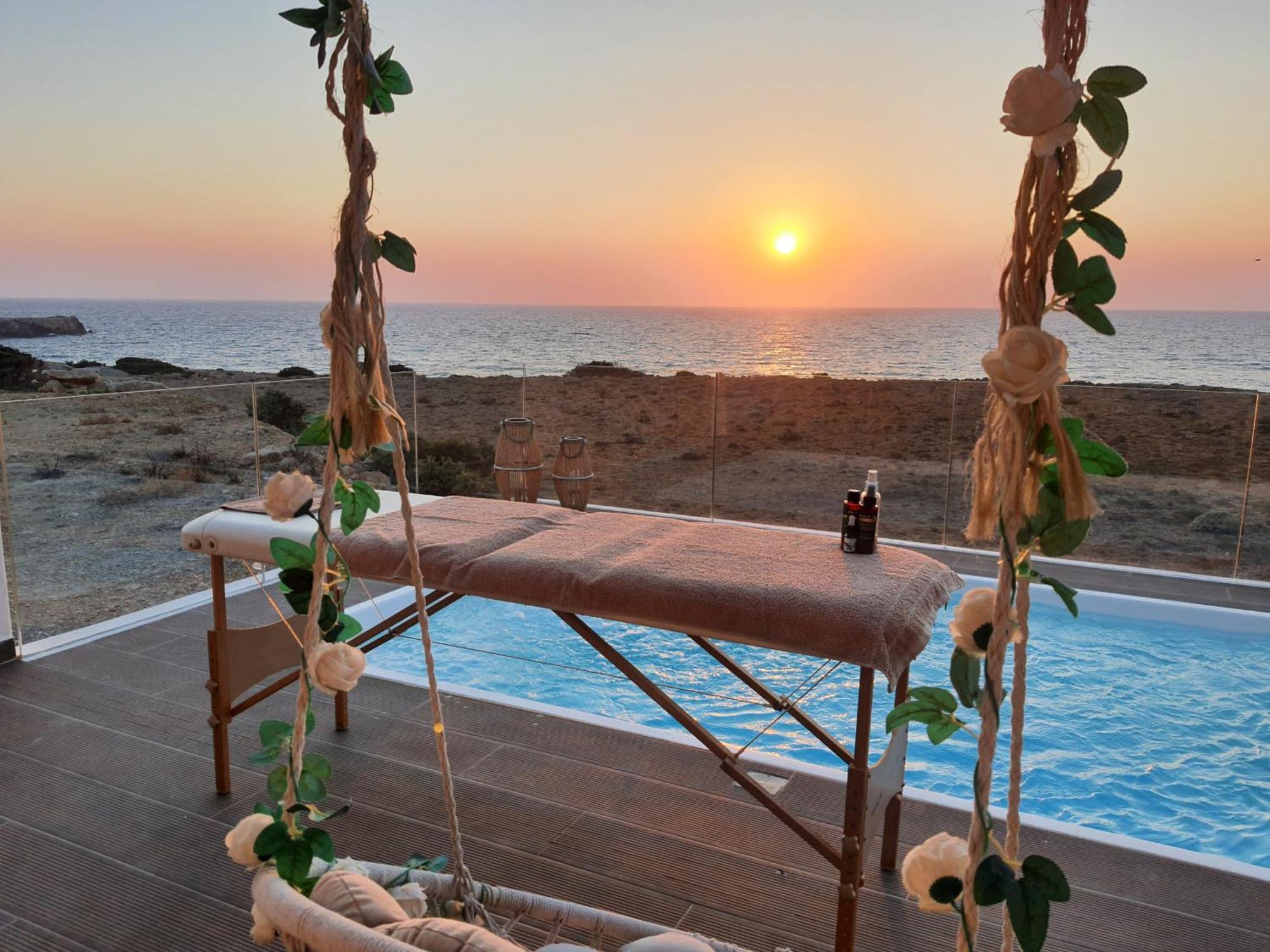 Tramonto Luxury Villa No1- Breathtaking Sunset View Foiníkion Zewnętrze zdjęcie