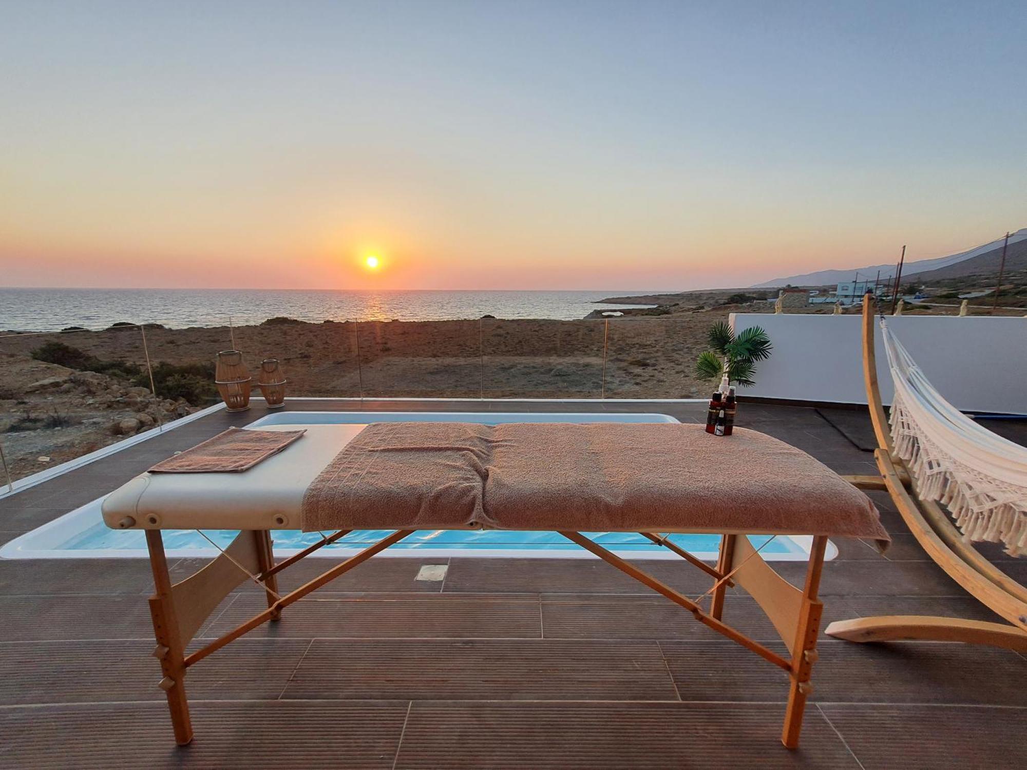 Tramonto Luxury Villa No1- Breathtaking Sunset View Foiníkion Zewnętrze zdjęcie